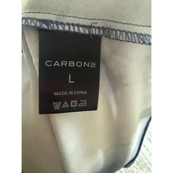 CARBON38 NWT Blue Tie-Dye Midi Skirt Y2K Style Boho Chic Cool Girl Bohemian Sz L - Picture 5 of 5